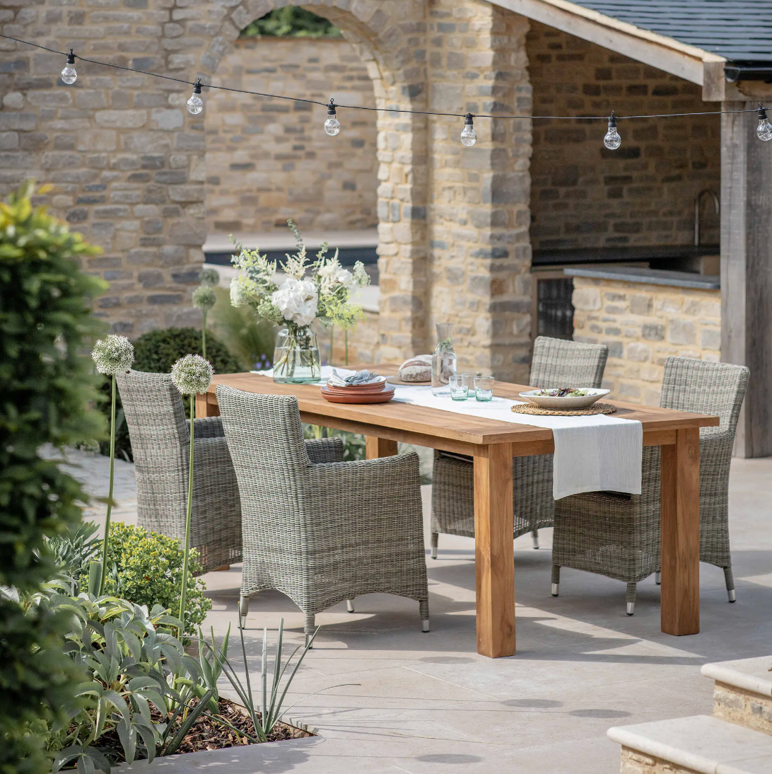 St. Mawes Reclaimed Teak Dining Table