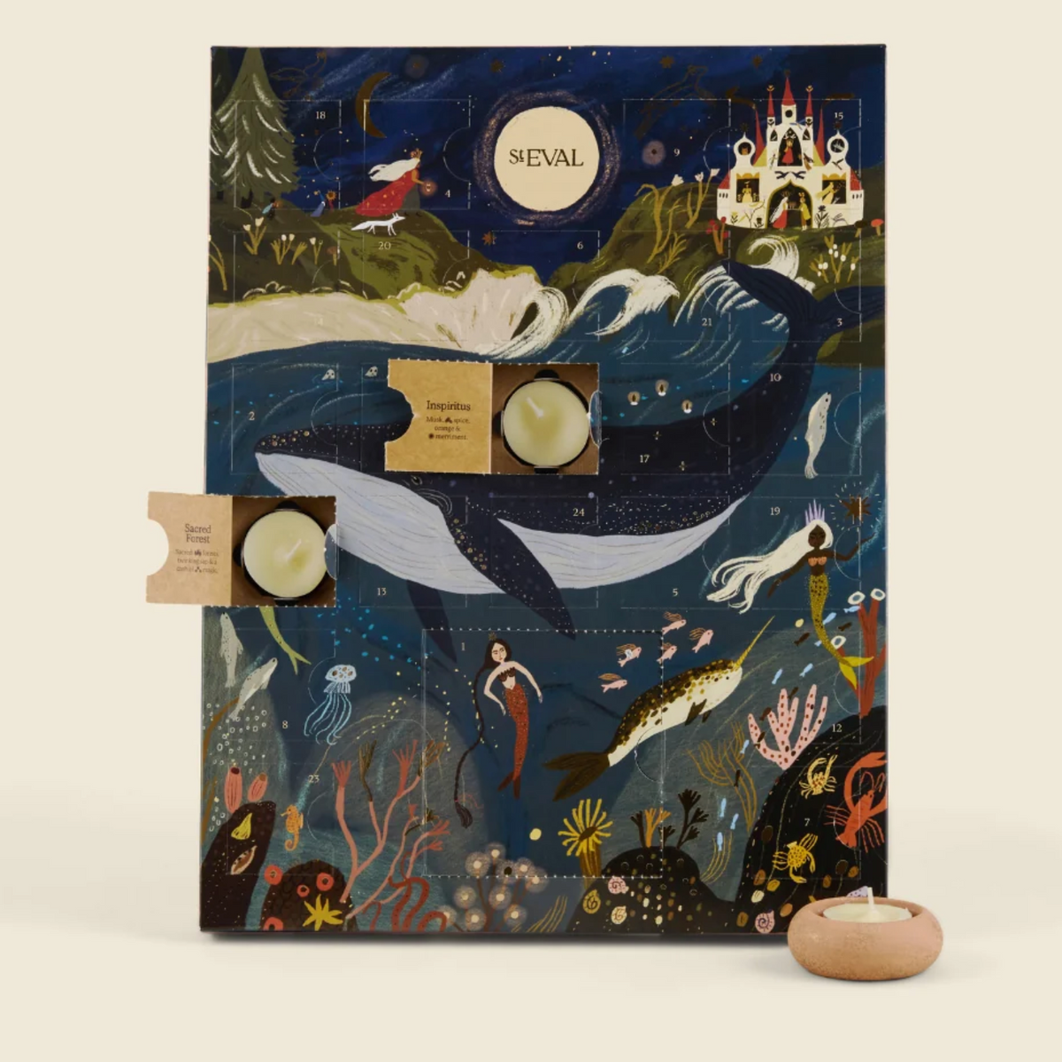 St Eval Tealight Advent Calendar