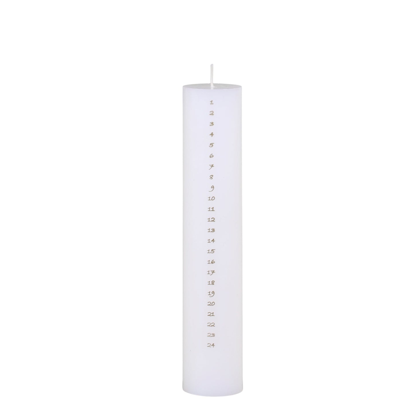 White Pillar Advent Candle