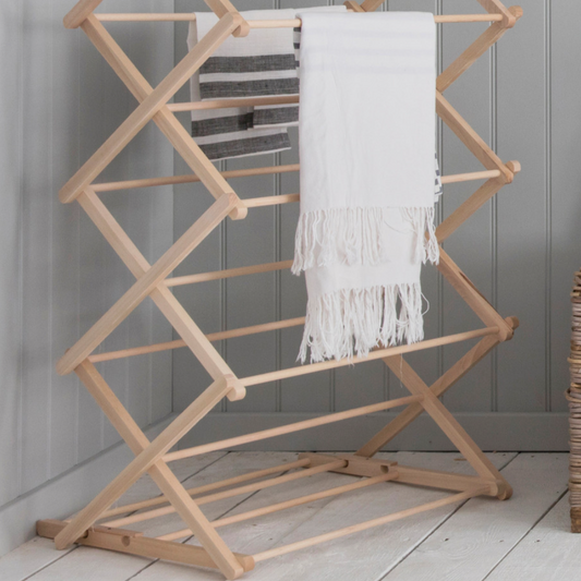 Wooden Folding Clothes Horse