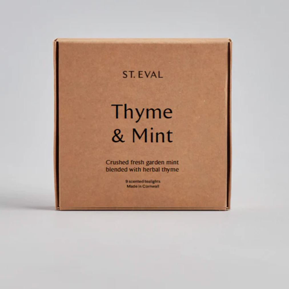 Thyme And Mint Scented Tealights