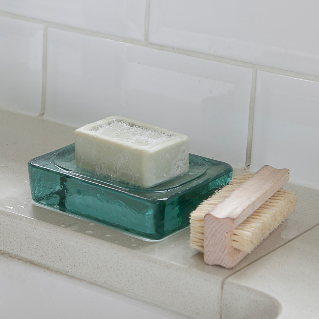 Recycled Glass Soap Dish