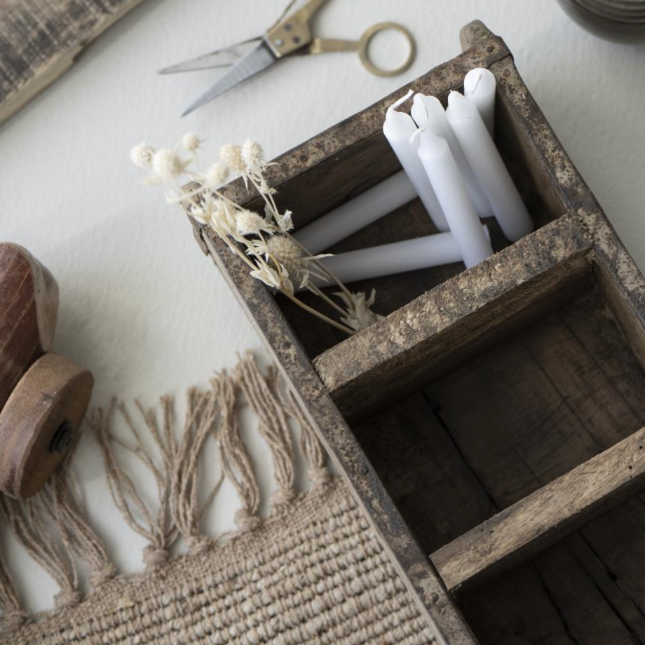 Vintage Storage Box With Dividers