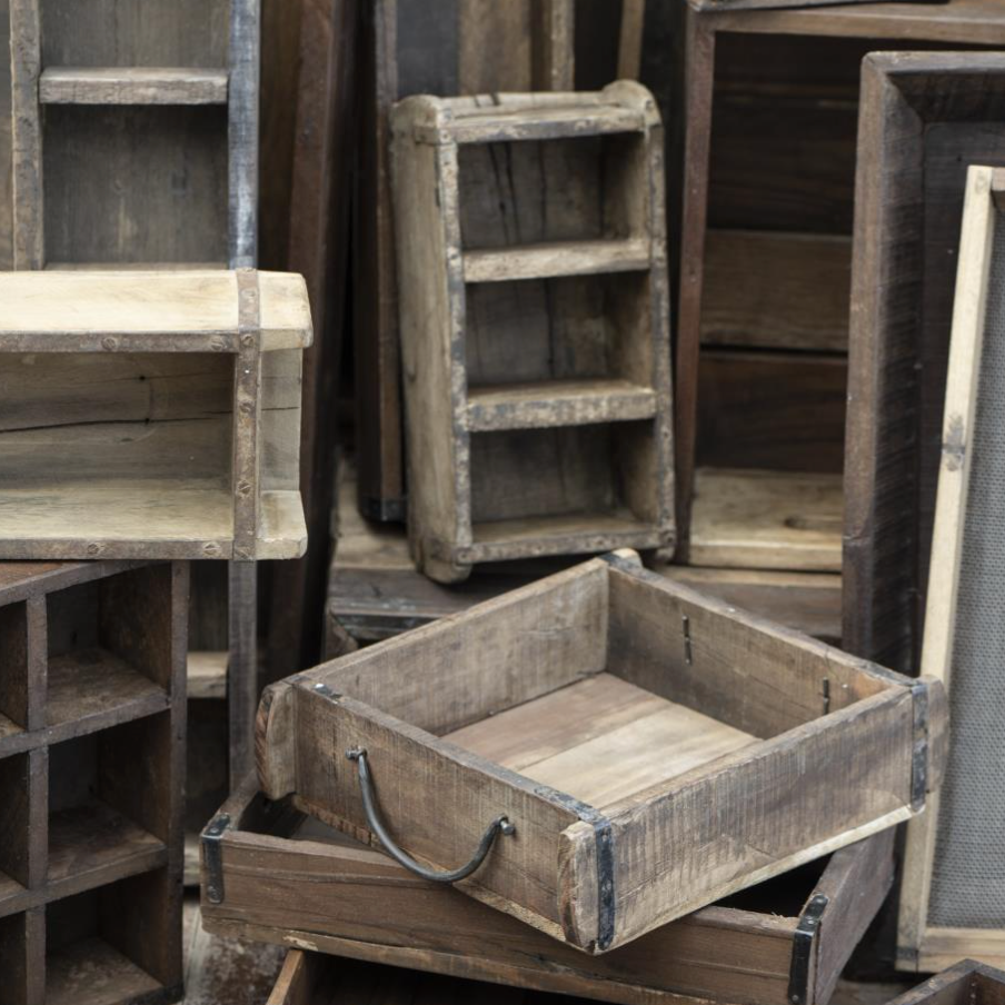 Vintage Storage Box With Dividers