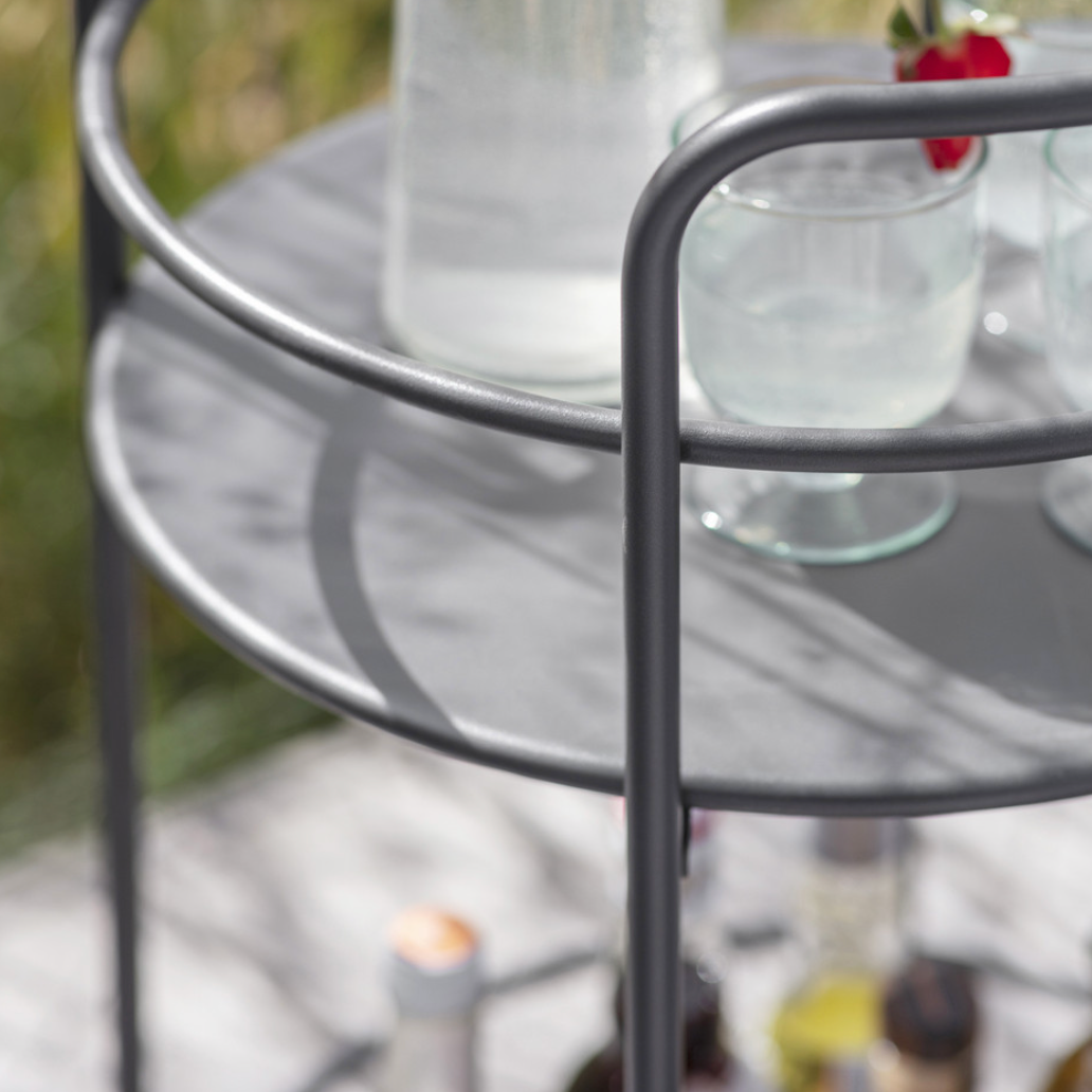 Indoor/Outdoor Round Drinks Trolley