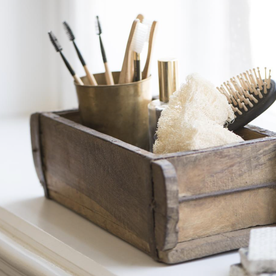 Vintage Wooden Storage Box