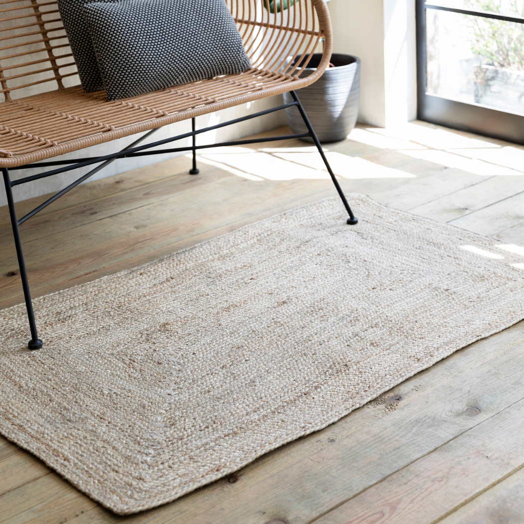 Jute Woven Rectangular Rug