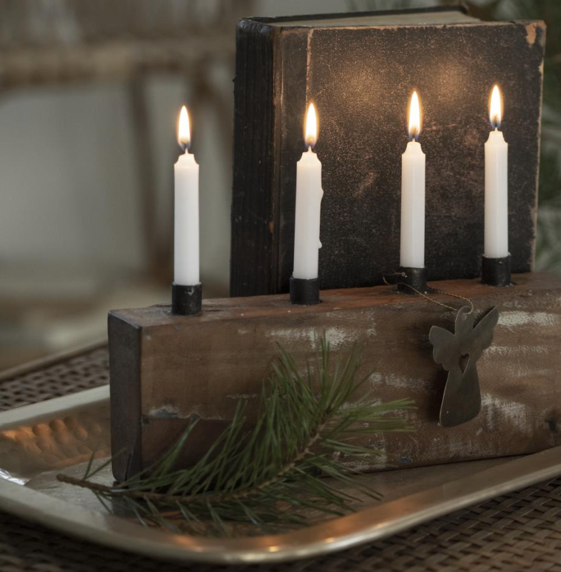 Reclaimed Wood Candle Holder