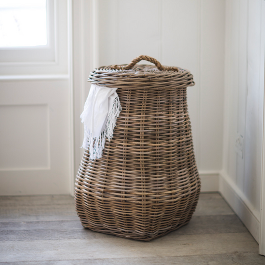 Handmade Rattan Laundry Basket