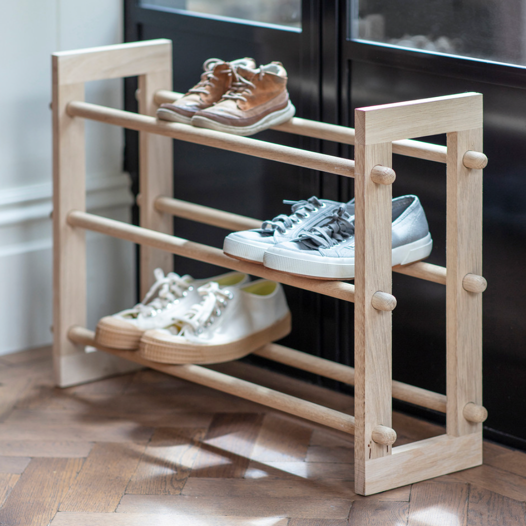 Oak Shoe Rack