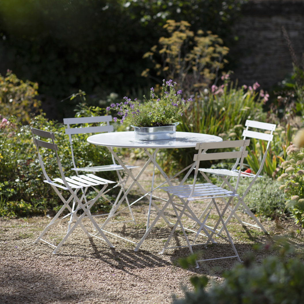 White large bistro set