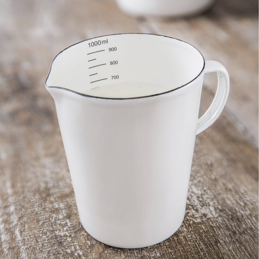 1 Litre Enamel Measuring Jug