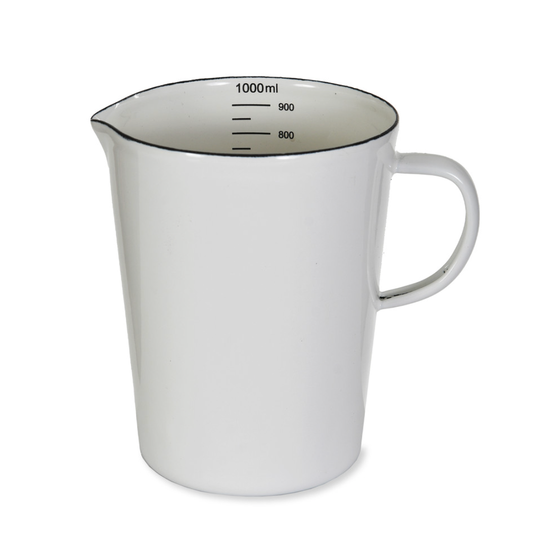 1 Litre Enamel Measuring Jug