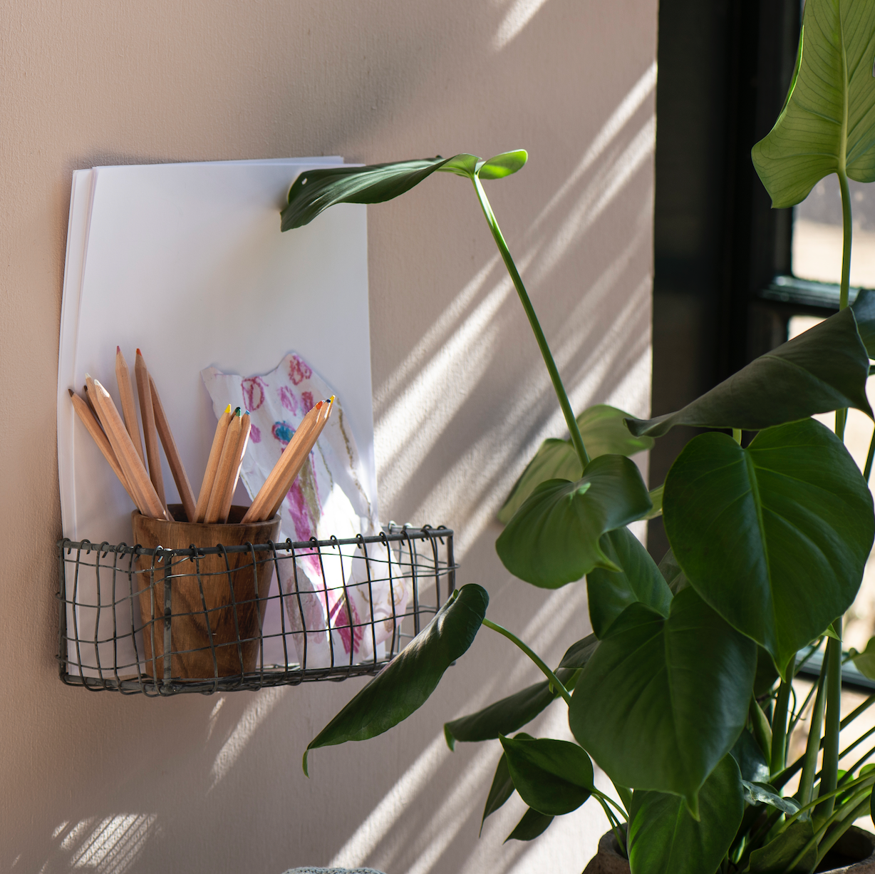 Small Wirework Wall Basket