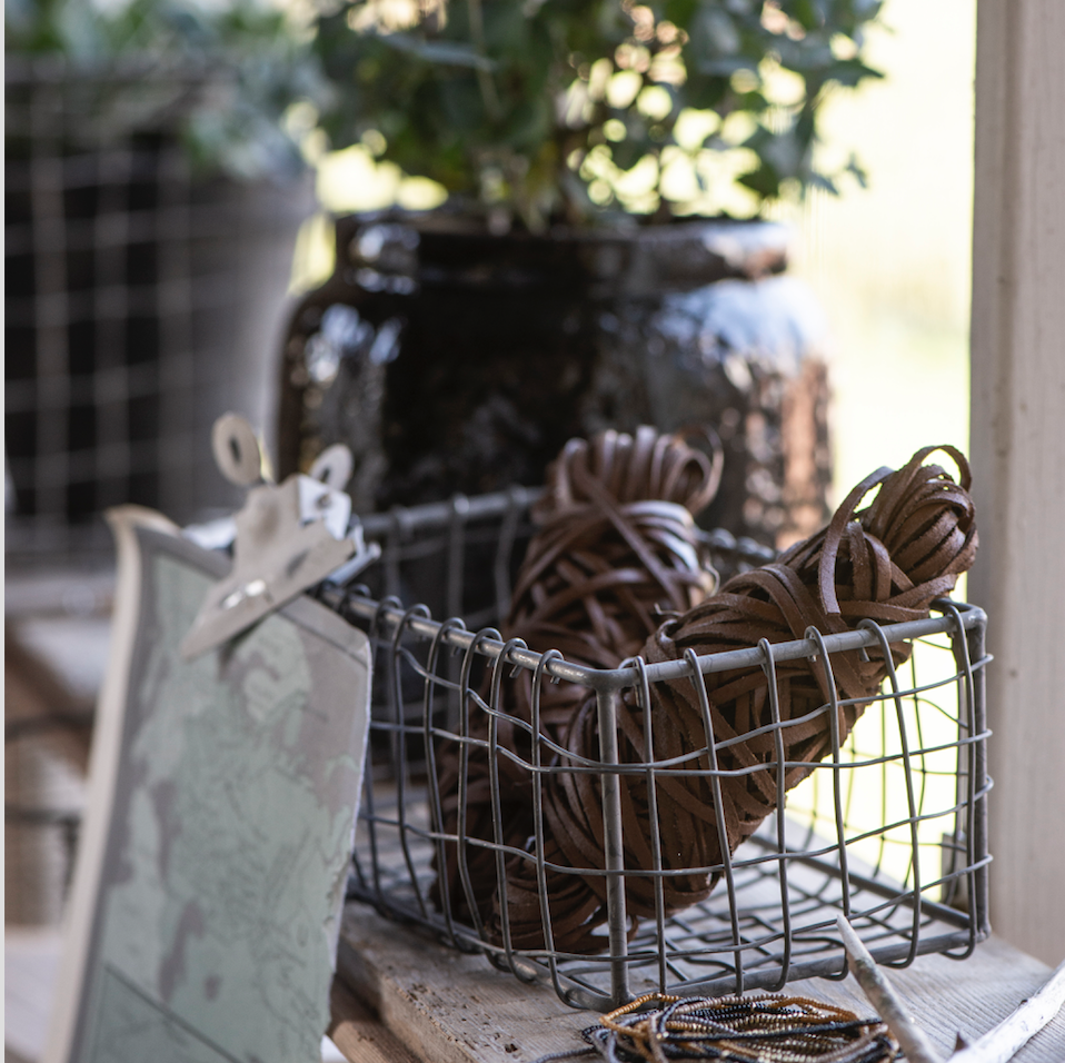 Small Wirework Wall Basket