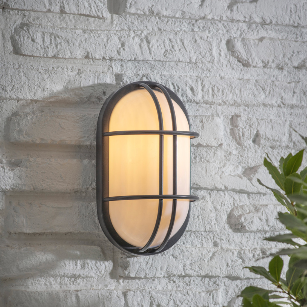 Indoor/Outdoor Bulkhead Wall Light