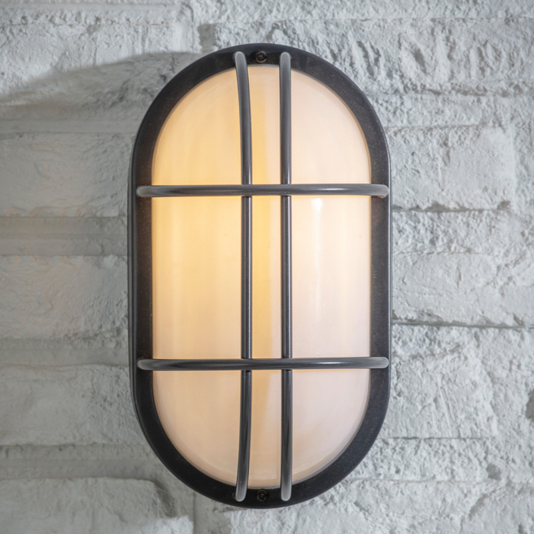 Indoor/Outdoor Bulkhead Wall Light