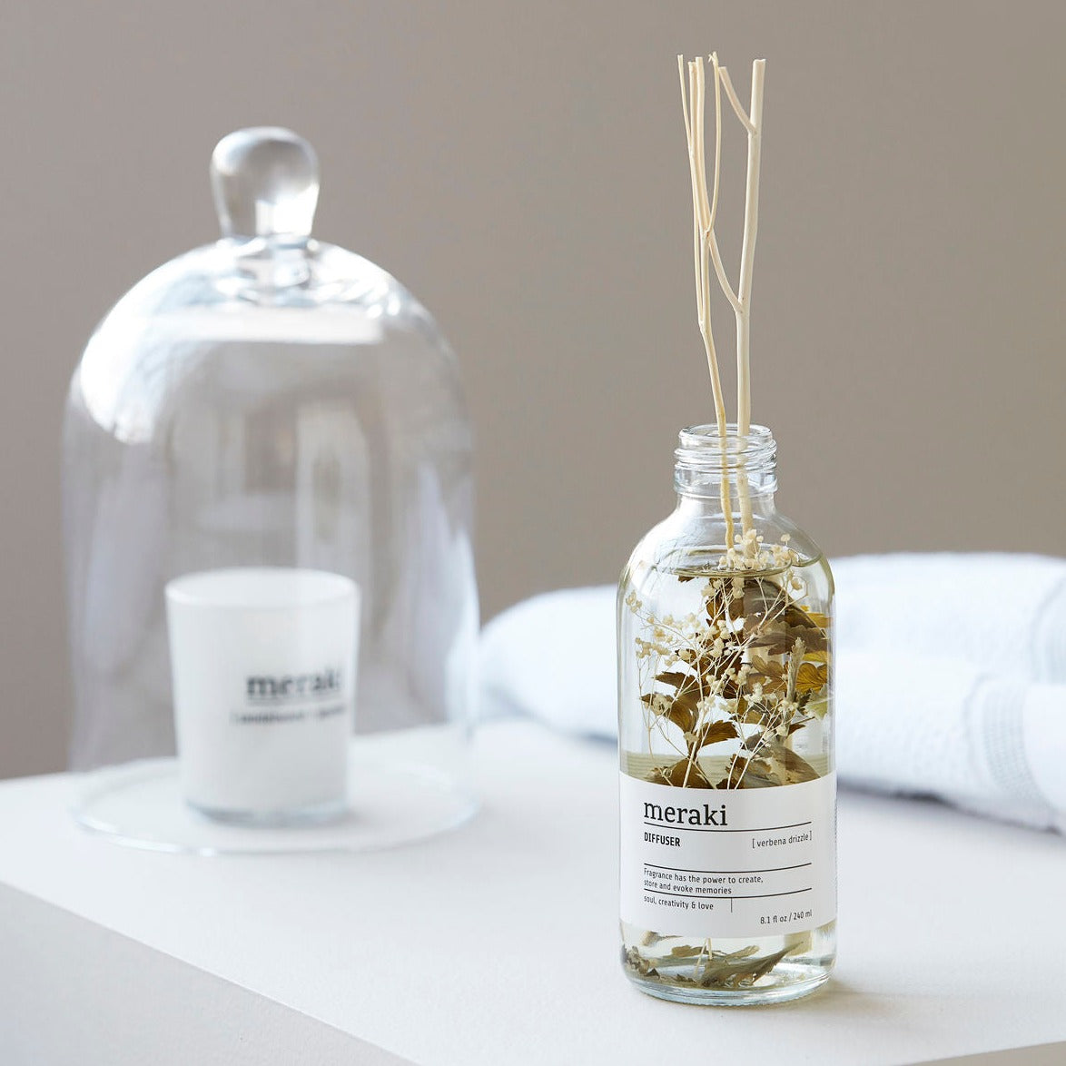 Meraki Verbena Drizzle Reed Diffuser